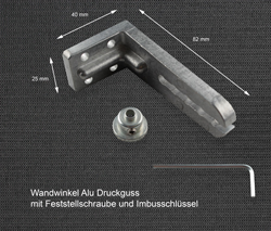 Wandwinkel Alu-Druckguss (Aufpreis)