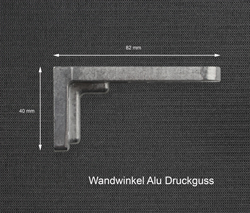 Wandwinkel Alu-Druckguss (Aufpreis)