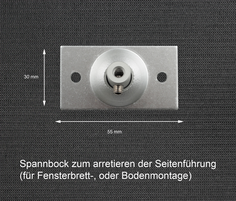 Spannbock fr Fensterbrett-, oder Bodenmontage