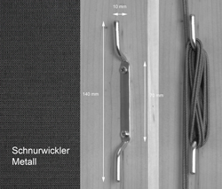 Schnurwickler Metall (Aufpreis)