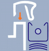 Klemmtrger Jalou Klick (Paar) aus PVC