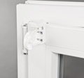 Klemmtrger mit Rollohalter aus PVC
