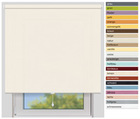 EFIXS Sichtschutzrollo Mittelzug<br>Maanfertigung<br>Farbe: leinen