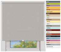 EFIXS Sichtschutzrollo Mittelzug<br>Maanfertigung<br>Farbe: graubeige