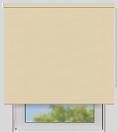 EFIXS Sichtschutzrollo Medium<br>Standardmae<br>Farbe: vanille