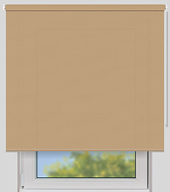 EFIXS Sichtschutzrollo Medium<br>Standardmae<br>Farbe: hellbraun