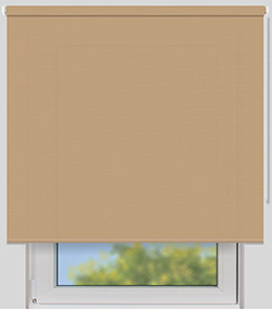 EFIXS Sichtschutzrollo Maxi<br>Maanfertigung<br>Farbe: hellbraun