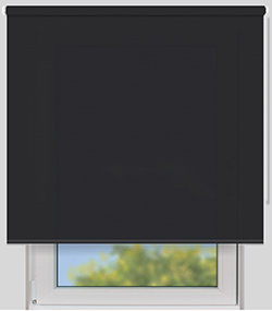 EFIXS Sichtschutzrollo Maxi<br>Maanfertigung<br>Farbe: schwarz