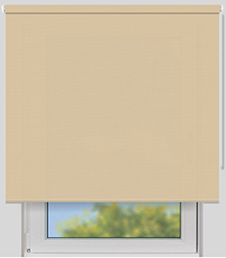 EFIXS Sichtschutzrollo Maxi<br>Maanfertigung<br>Farbe: beige
