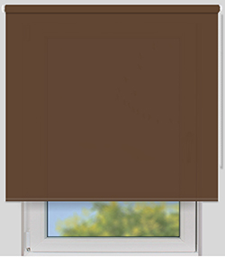 EFIXS Sichtschutzrollo Maxi<br>Maanfertigung<br>Farbe: braun