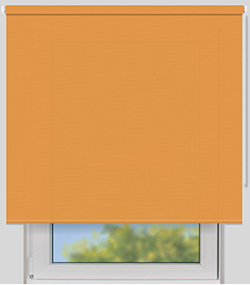 EFIXS Sichtschutzrollo Maxi<br>Maanfertigung<br>Farbe: orange