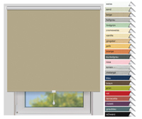 EFIXS Thermorollo Mittelzug<br>Maanfertigung<br>Farbe: beige