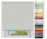 EFIXS Thermorollo Mittelzug<br>Maanfertigung<br>Farbe: hellgrau