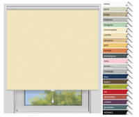 EFIXS Thermorollo Mittelzug<br>Maanfertigung<br>Farbe: vanille