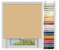 EFIXS Thermorollo Mittelzug<br>Maanfertigung<br>Farbe: ginster