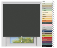 EFIXS Thermorollo Mittelzug<br>Maanfertigung<br>Farbe: dunkelgrau