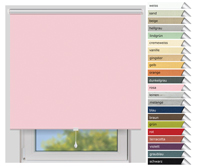 EFIXS Thermorollo Mittelzug<br>Maanfertigung<br>Farbe: rosa