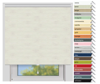 EFIXS Thermorollo Mittelzug<br>Maanfertigung<br>Farbe: leinen