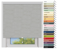 EFIXS Thermorollo Mittelzug<br>Maanfertigung<br>Farbe: melange