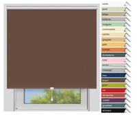 EFIXS Thermorollo Mittelzug<br>Maanfertigung<br>Farbe: braun