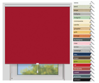 EFIXS Thermorollo Mittelzug<br>Maanfertigung<br>Farbe: rot