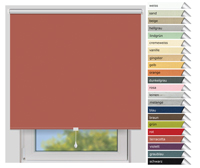 EFIXS Thermorollo Mittelzug<br>Maanfertigung<br>Farbe: rostbraun