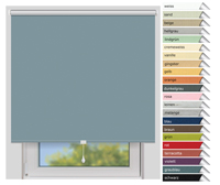 EFIXS Thermorollo Mittelzug<br>Maanfertigung<br>Farbe: graublau