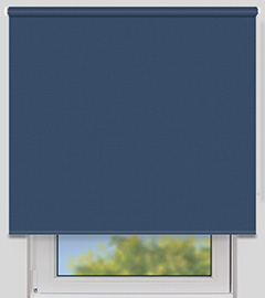 EFIXS Verdunklungsrollo Mini<br>Maanfertigung<br>Farbe: blau