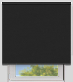 EFIXS Verdunklungsrollo Mini<br>Maanfertigung<br>Farbe: schwarz