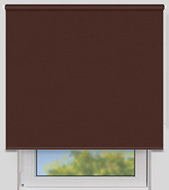 EFIXS Verdunklungsrollo Mini<br>Maanfertigung<br>Farbe: schokobraun